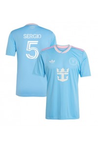 Inter Miami Sergio Busquets #5 Jalkapallovaatteet Kolmaspaita 2025-26 Lyhythihainen